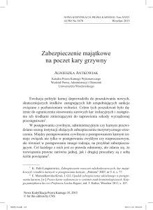 Zabezpieczenie+majątkowe+na+poczet+kary+grzywny