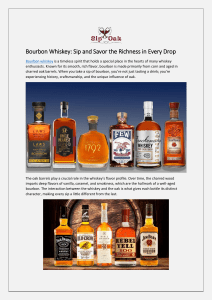 Bourbon Whiskey: Sip and Savor the Richness in Every Drop