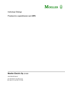 DF6 Przetwornica Częstotliwości - Instrukcja Obsługi
