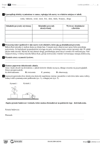 Test z Przyrody - Klasyfikacja, Czynności Życiowe, Obserwacje