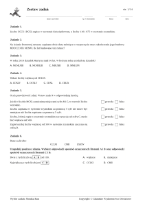 Zestaw zadań z matematyki: liczby, rzymskie, dziesiątkowe, NWD, NWW