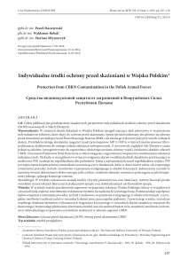 Ochrona CBRN w Wojsku Polskim